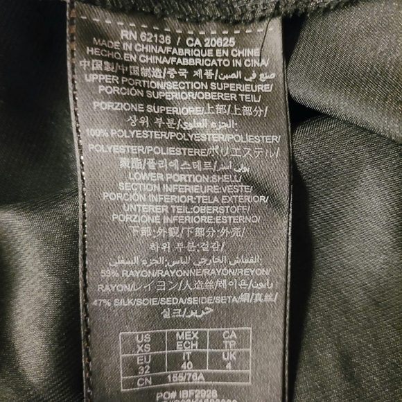 Guess by Marciano Satin Black Dress. - Picture 6 of 7